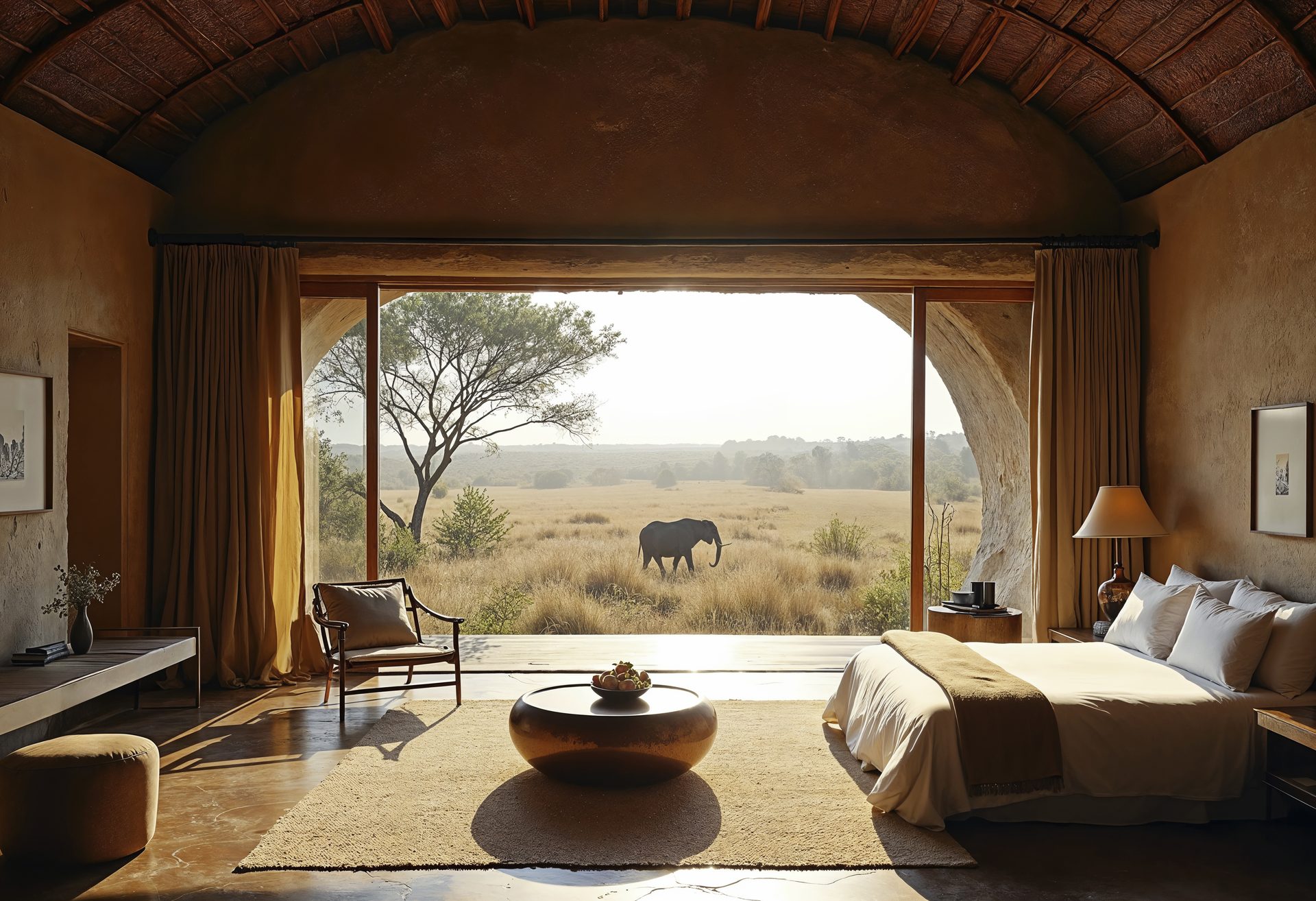Luxury safari lodge
